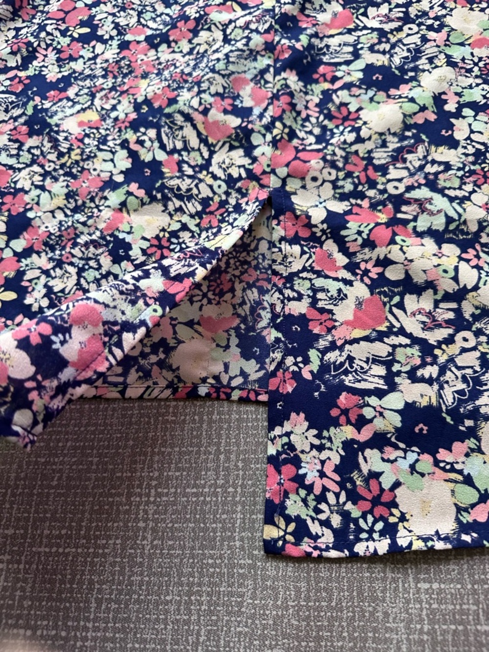 Sanctuary Navy Floral Tie-Front Sleeveless Camisole - Picture 8 of 12